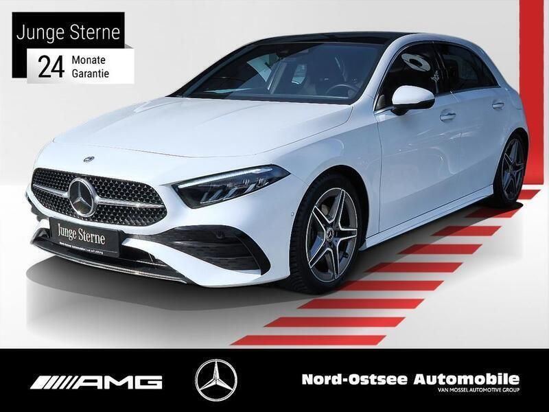Weiß digitalweiß Gebraucht 2024 Mercedes A180 AMG Limousine | 32.490 € (Fairer Preis) - Bild 1/4