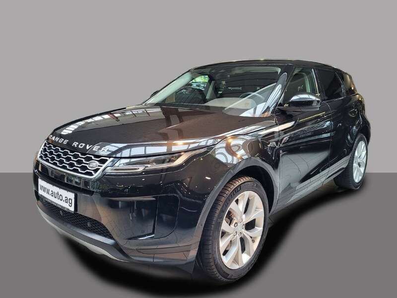 Santorini black (schwarz) Gebraucht 2021 Land Rover Range Rover evoque SE SUV | 35.422 € (Guter Preis) - Bild 1/4