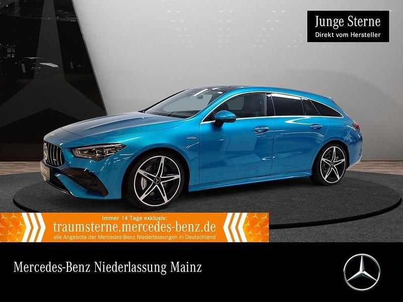 Blau Gebraucht 2024 Mercedes CLA35 AMG AMG Van / Kleinbus | 47.590 € (Fairer Preis) - Bild 1/3