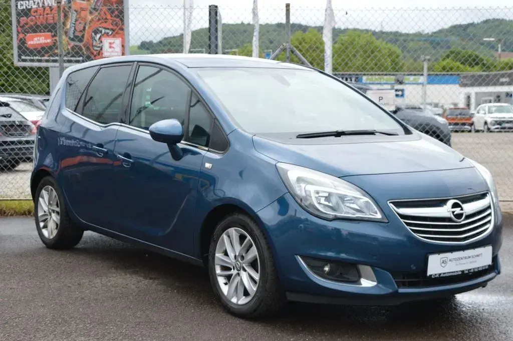 Gebraucht Opel Meriva Innovation 101 PS (74 kW) 2016 Blau Van / Kleinbus