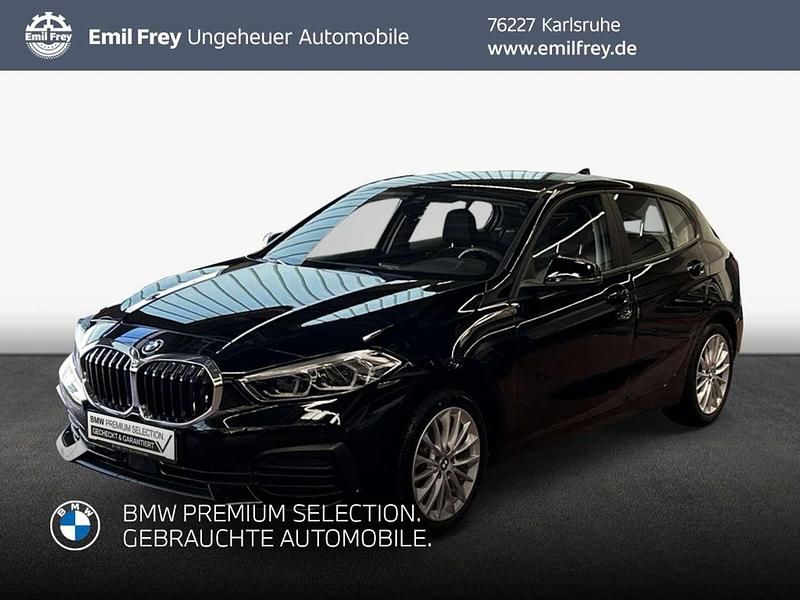 Schwarz uni Gebraucht 2023 BMW 118 Advantage Kleinwagen | 22.490 € (Fairer Preis) - Bild 1/3