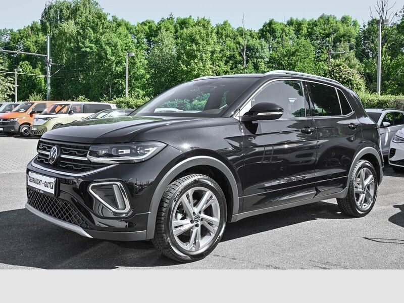 Deep black perleffekt Gebraucht 2024 VW T-Cross R-line SUV | 27.490 € (Fairer Preis) - Bild 1/4