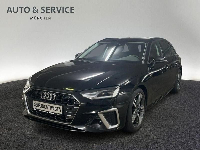 Schwarz Gebraucht 2022 Audi A4 S-Line Kombi | 23.360 € (Guter Preis) - Bild 1/4