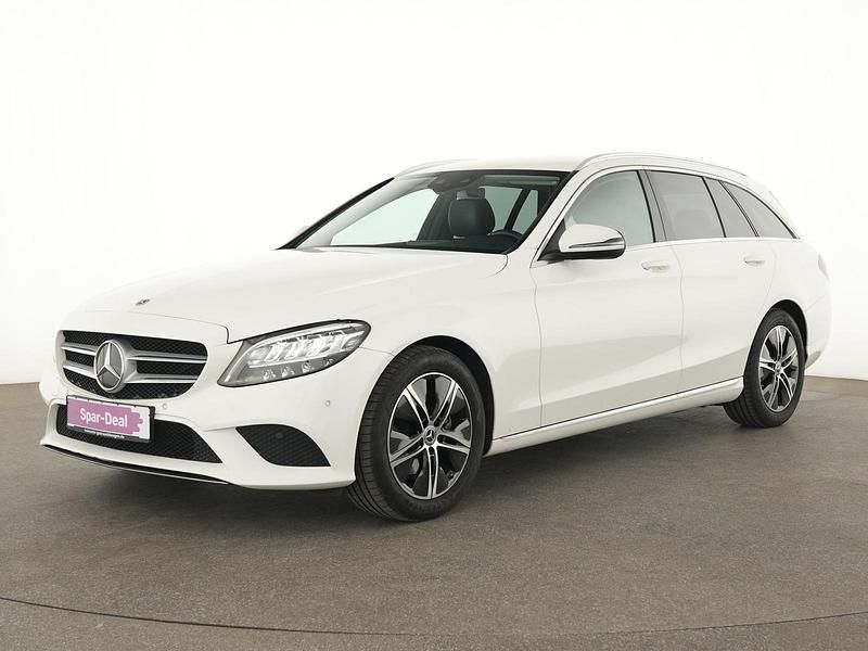 Weiß Gebraucht 2020 Mercedes C200 Avantgarde Kombi | 23.823 € (Guter Preis) - Bild 1/4