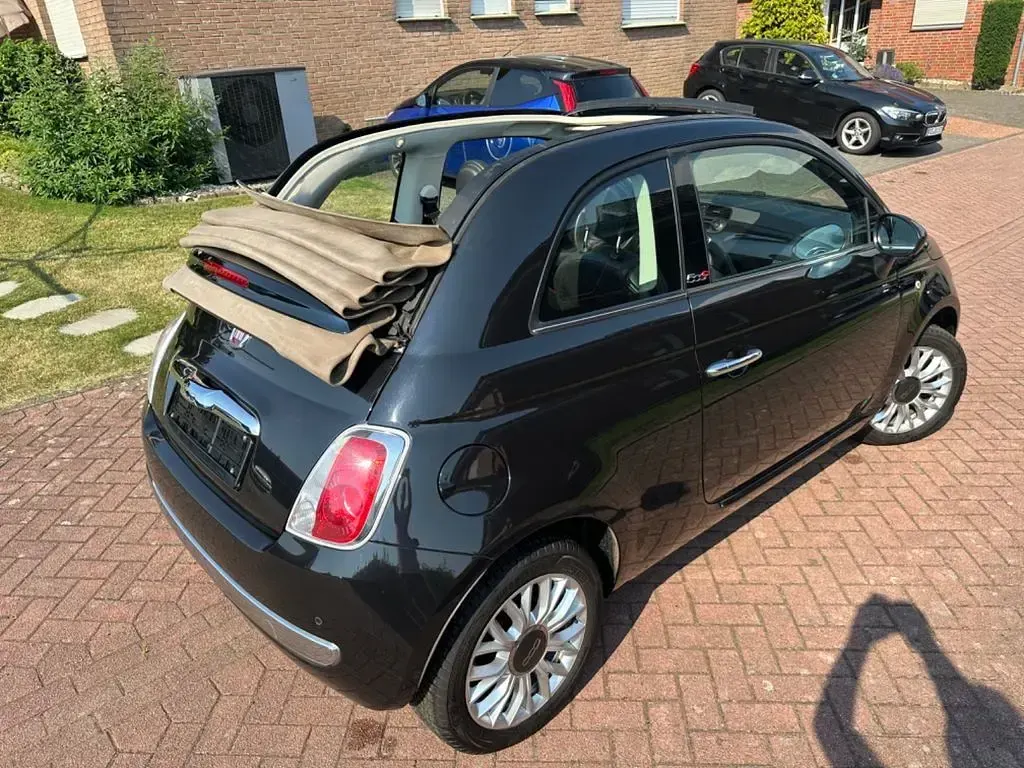 Gebraucht Fiat 500C Lounge 69 PS (50 kW) 2015 Schwarz Cabrio