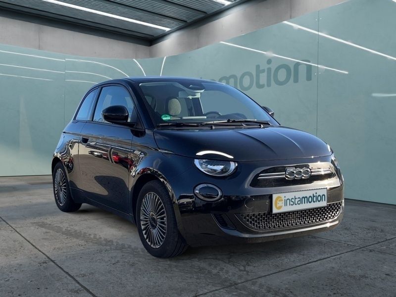Schwarz Gebraucht 2022 Fiat 500e Icon Kleinwagen | 18.490 € (Fairer Preis) - Bild 1/4