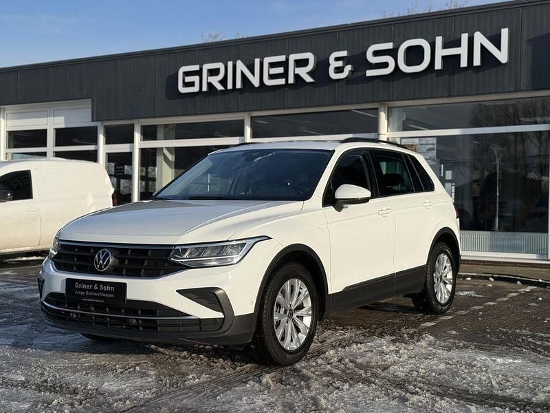 Pure white Gebraucht 2021 VW Tiguan R SUV | 23.850 € (Superpreis) - Bild 1/4