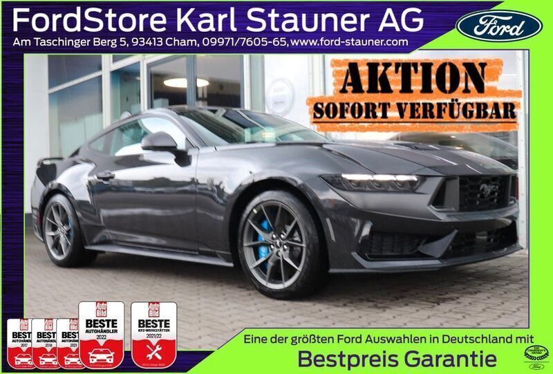 Grey metallic Neu 2025 Ford Mustang Dark Horse Coupé | 64.980 € (Fairer Preis) - Bild 1/4