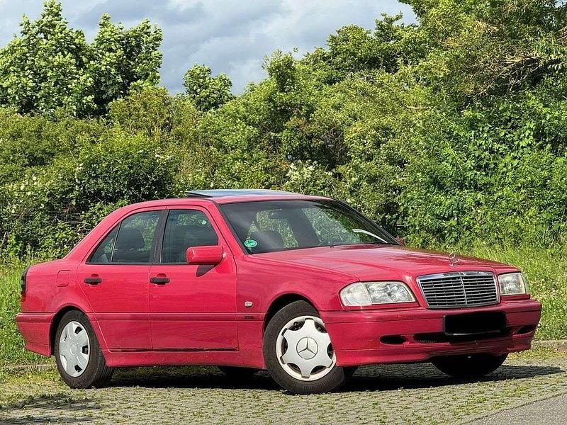 Gebraucht Mercedes C180 Elegance 122 PS (89 kW) 1997 Rot Limousine