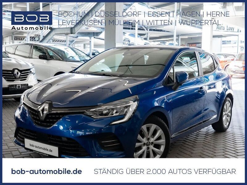 Ironblau metallic (blau) Gebraucht 2020 Renault Clio V Experience Limousine | 13.888 € (Fairer Preis) - Bild 1/3