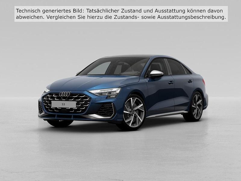 Ascariblau metallic (metallic) Gebraucht 2024 Audi S3 Comfort Limousine | 54.990 € (Etwas zu teuer) - Bild 1/4
