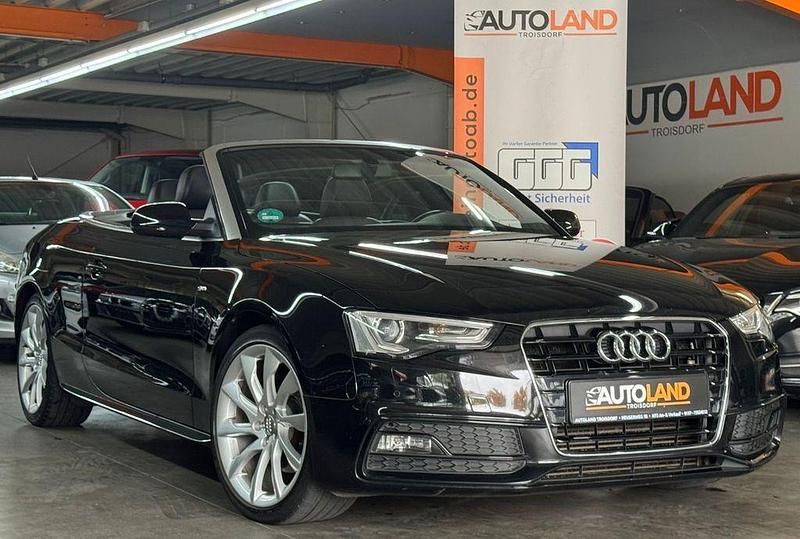 Schwarz Gebraucht 2014 Audi A5 Cabriolet S-Line Cabrio | 15.999 € (Fairer Preis) - Bild 1/4