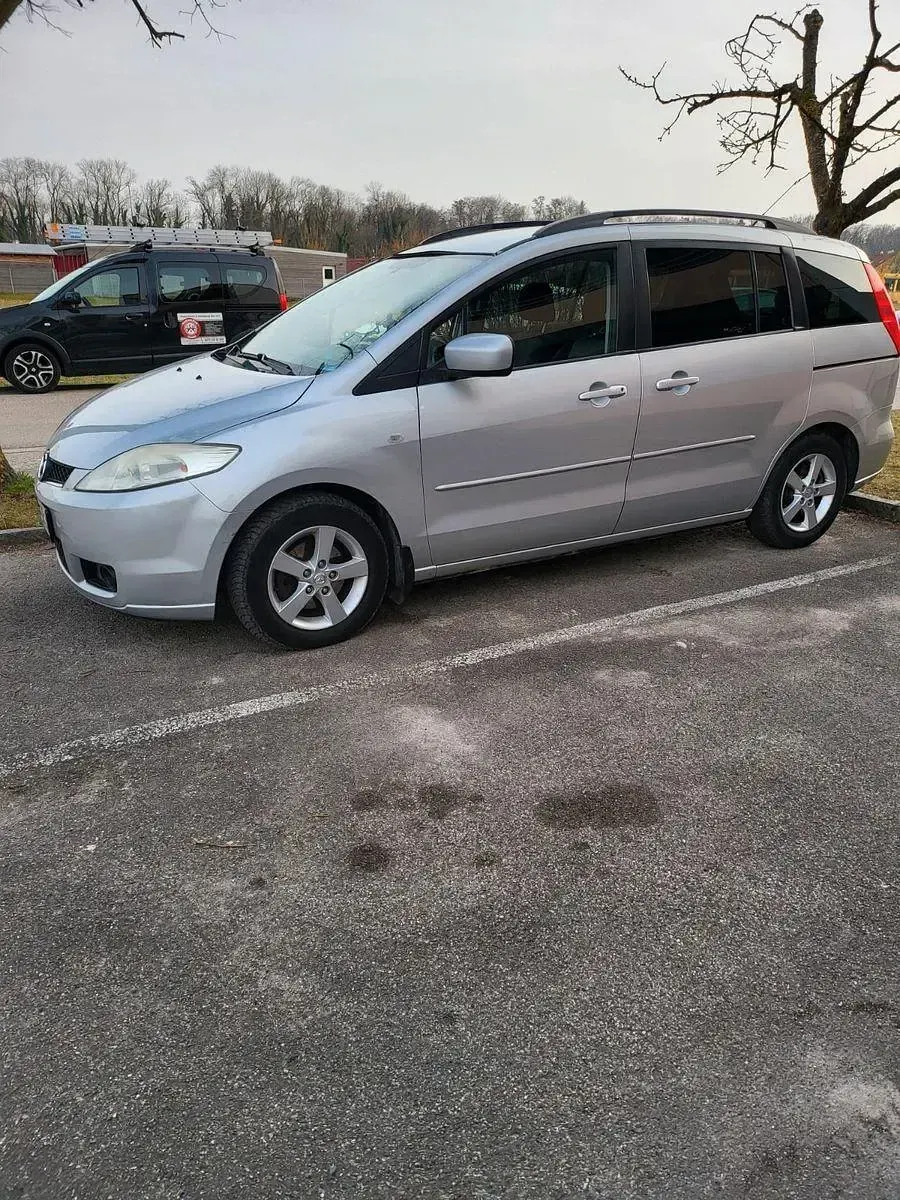 Gebraucht Mazda 5 Comfort 110 PS (80 kW) 2005 Silber Van / Kleinbus
