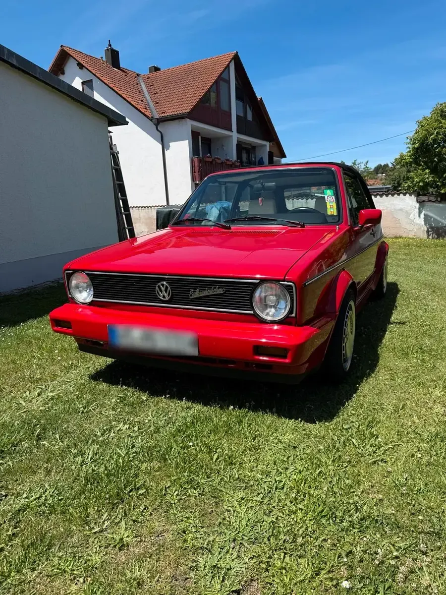 Gebraucht VW Golf Cabriolet Karmann 98 PS (72 kW) 1990 Rot Cabrio