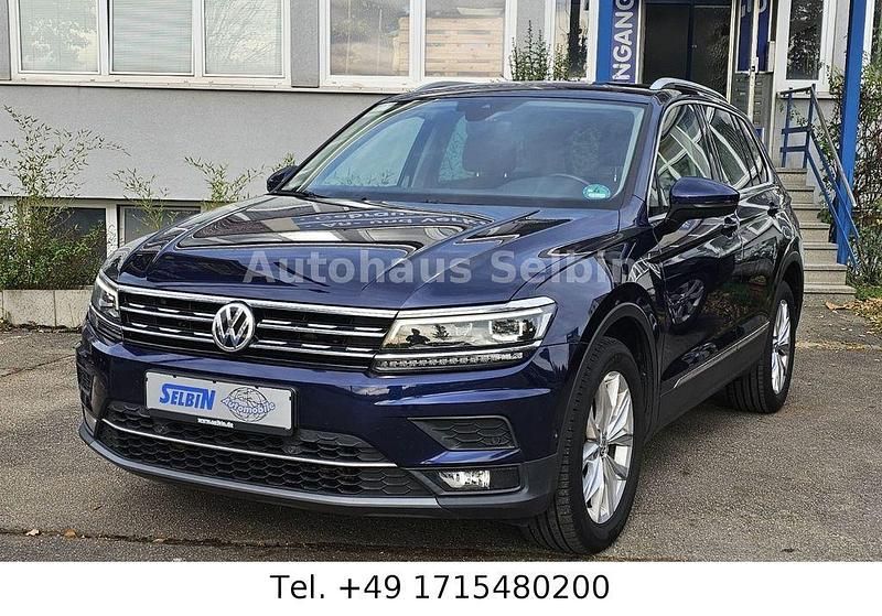 Blau Gebraucht 2018 VW Tiguan Highline SUV | 18.900 € (Fairer Preis) - Bild 1/4