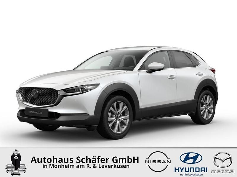 Weiss Neu 2025 Mazda CX-30 Exclusive SUV | 30.968 € - Bild 1/4
