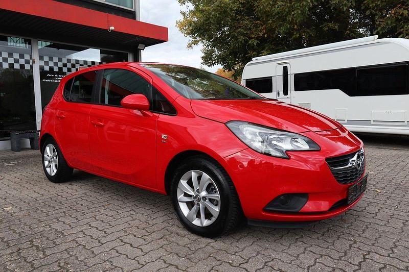 Rot Gebraucht 2017 Opel Corsa Active Kleinwagen | 9.500 € (Fairer Preis) - Bild 1/4