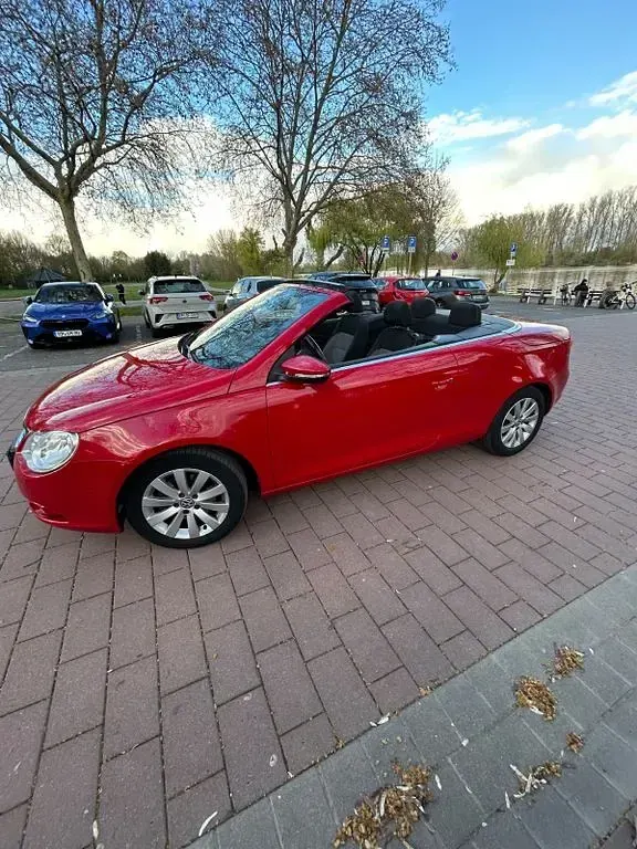 Brugt VW Eos Edition 122 HK (89 kW) 2008 Rød Cabriolet