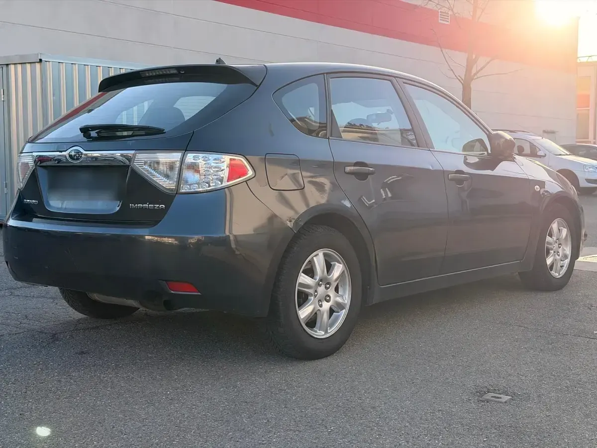Gebraucht Subaru Impreza 107 PS (78 kW) 2008 Schwarz Kleinwagen