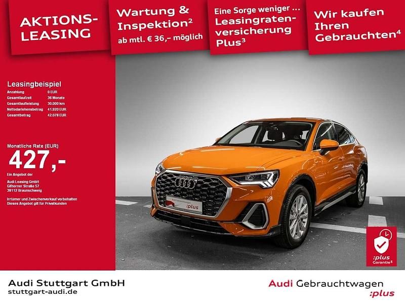 Pulsorange Gebraucht 2024 Audi Q3 Sportback S-Line SUV | 41.920 € (Fairer Preis) - Bild 1/2