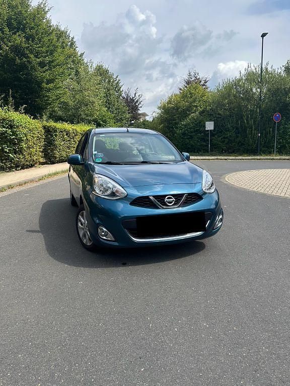 Blau Gebraucht 2016 Nissan Micra Kleinwagen | 5.599 € (Fairer Preis) - Bild 1/4