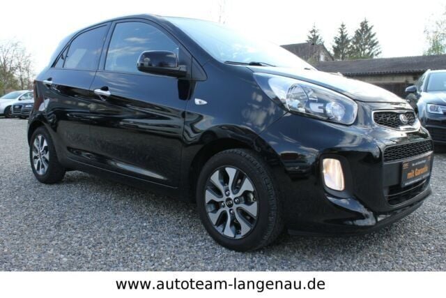 Gebraucht Kia Picanto DREAM-TEAM Edition 84 PS (61 kW) 2015 Schwarz metallic Kleinwagen