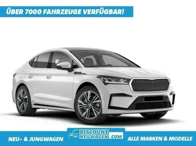 Moon white Neu 2025 Skoda Enyaq iV Clever SUV | 41.390 € (Fairer Preis) - Bild 1/2