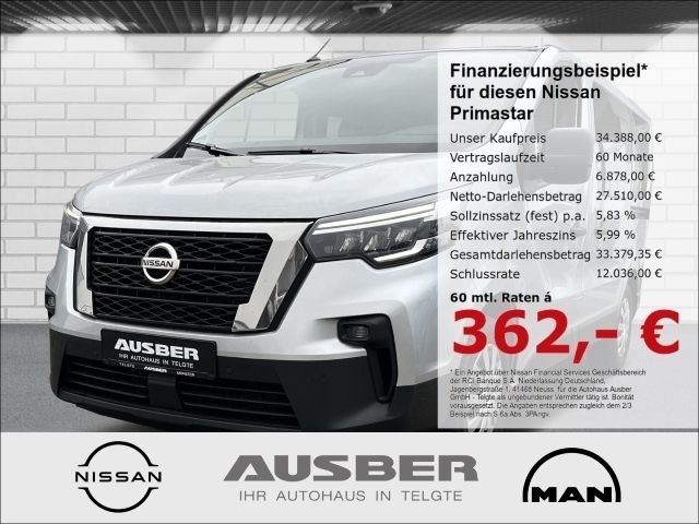 Grau Gebraucht 2022 Nissan Primastar Tekna Van / Kleinbus | 34.388 € (Guter Preis) - Bild 1/4