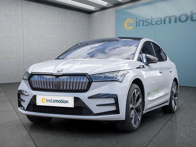 Weiß Gebraucht 2025 Skoda Enyaq iV RS SUV | 58.049 € (Teuer) - Bild 1/4