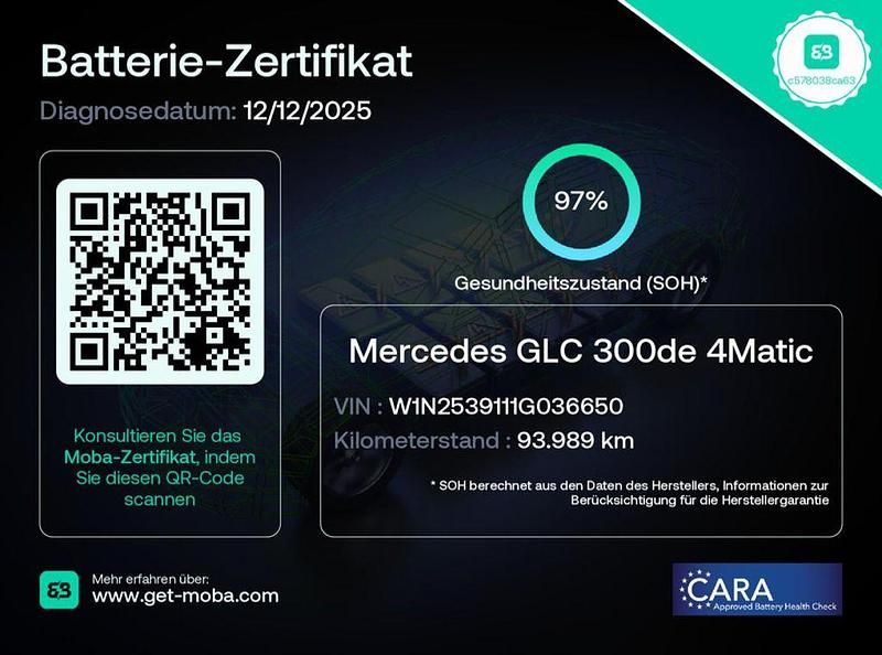 Gebraucht Mercedes GLC300e Night 194 PS (142 kW) 2022 Weiß SUV