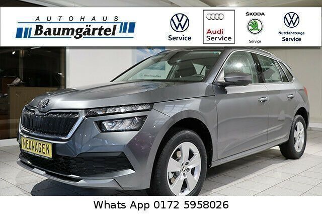 Grau metallic Gebraucht 2022 Skoda Kamiq SUV | 24.950 € (Etwas zu teuer) - Bild 1/4