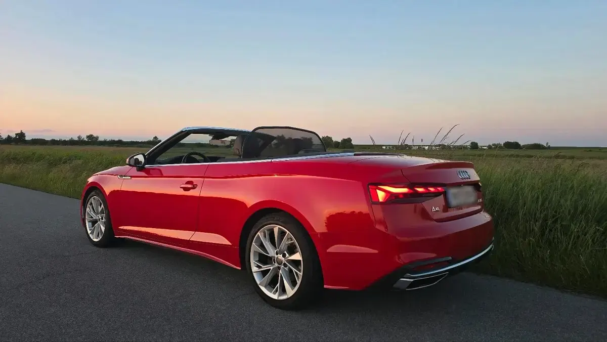 Gebraucht Audi A5 Cabriolet Advanced 190 PS (139 kW) 2020 Rot Cabrio