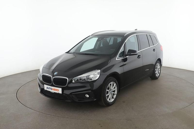 Schwarz Gebraucht 2016 BMW 218 Gran Tourer Advantage Van / Kleinbus | 14.720 € - Bild 1/3