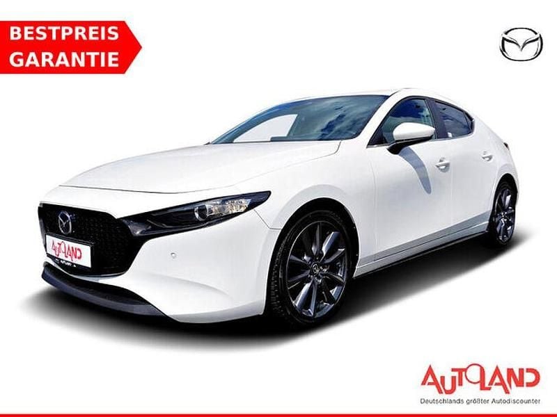 Weiß Gebraucht 2021 Mazda 3 Selection Limousine | 21.990 € (Fairer Preis) - Bild 1/4