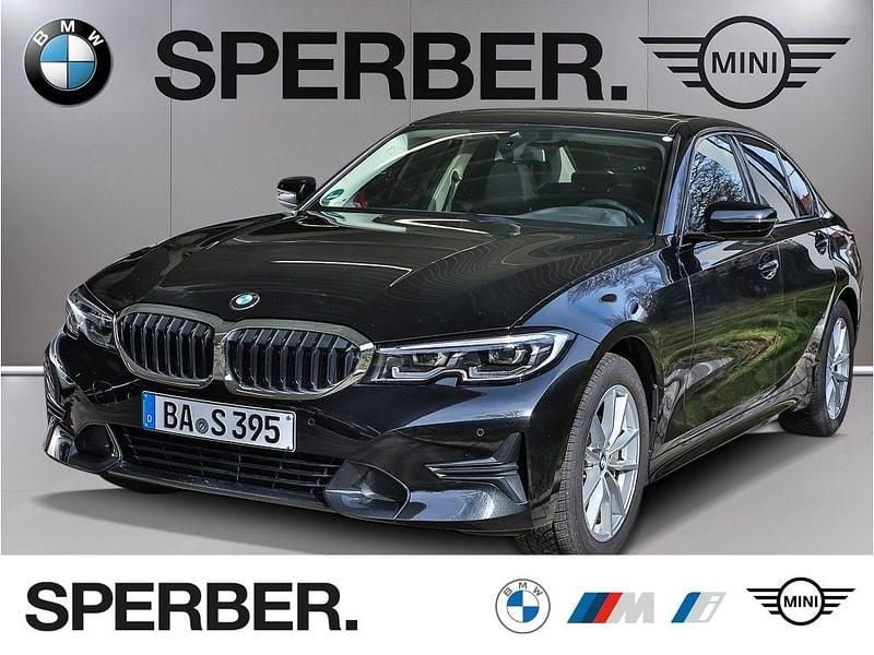 Schwarz Gebraucht 2022 BMW 330 Sport Line Limousine | 38.220 € (Etwas zu teuer) - Bild 1/4