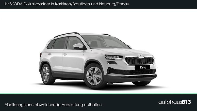 Moonweiß perleffekt Neu 2025 Skoda Karoq Selection SUV | 40.990 € (Fairer Preis) - Bild 1/4