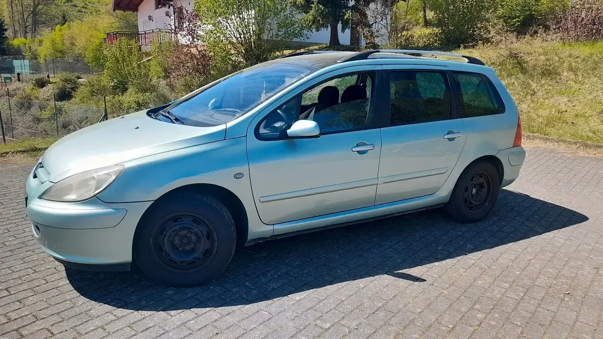 Gebraucht Peugeot 307 80 PS (58 kW) 2003 Grün Kombi