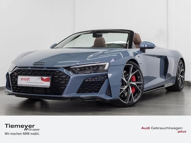 Kemoragrau metallic Gebraucht 2022 Audi R8 Spyder Ambiente Cabrio | 139.990 € - Bild 1/4