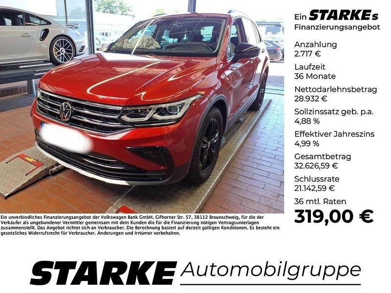 Kings red metallic Gebraucht 2022 VW Tiguan Sport SUV | 31.649 € (Guter Preis) - Bild 1/4