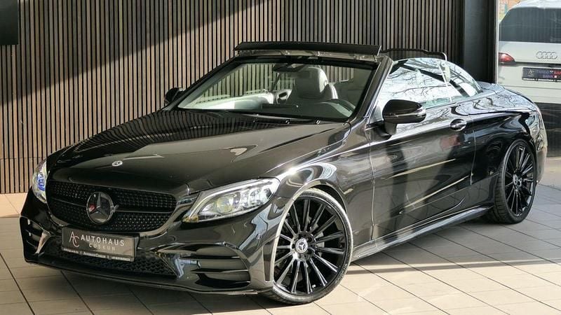 Gebraucht Mercedes C200 AMG line 197 PS (144 kW) 2018 Schwarz Cabrio