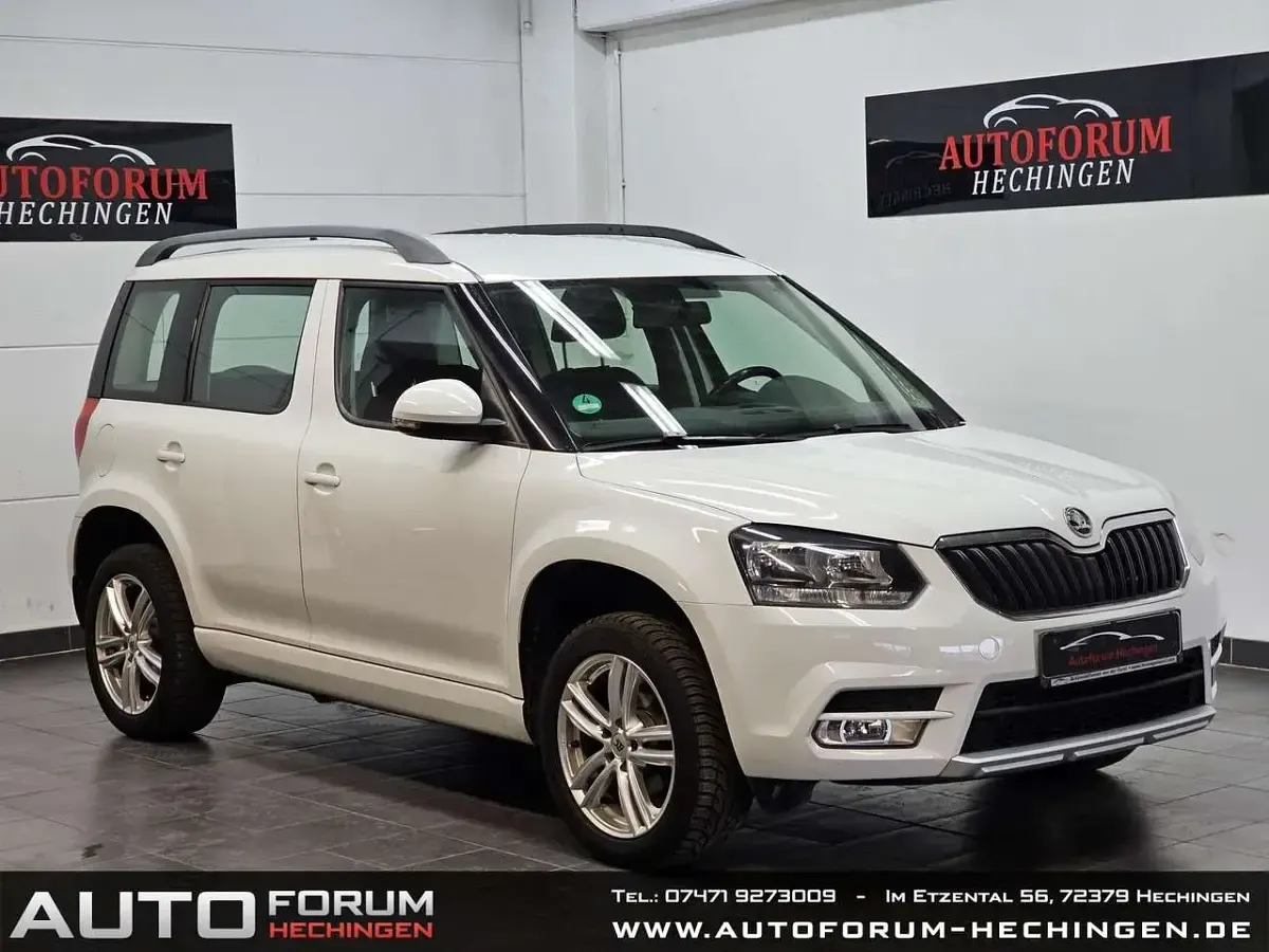 Second-hand Skoda Yeti Active 110 CP (80 kW) 2017 Alb SUV