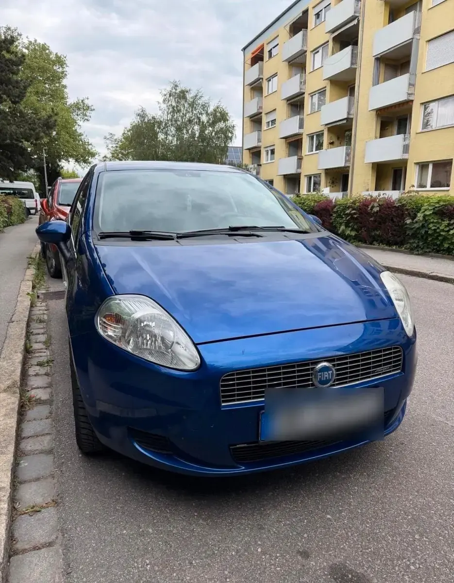 Gebraucht Fiat Punto 95 PS (69 kW) 2007 Blau Kleinwagen