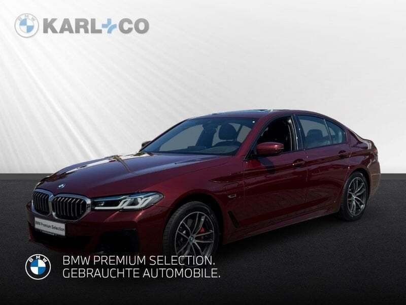 Rot Gebraucht 2022 BMW 530e M Sport Limousine | 37.998 € (Etwas zu teuer) - Bild 1/4