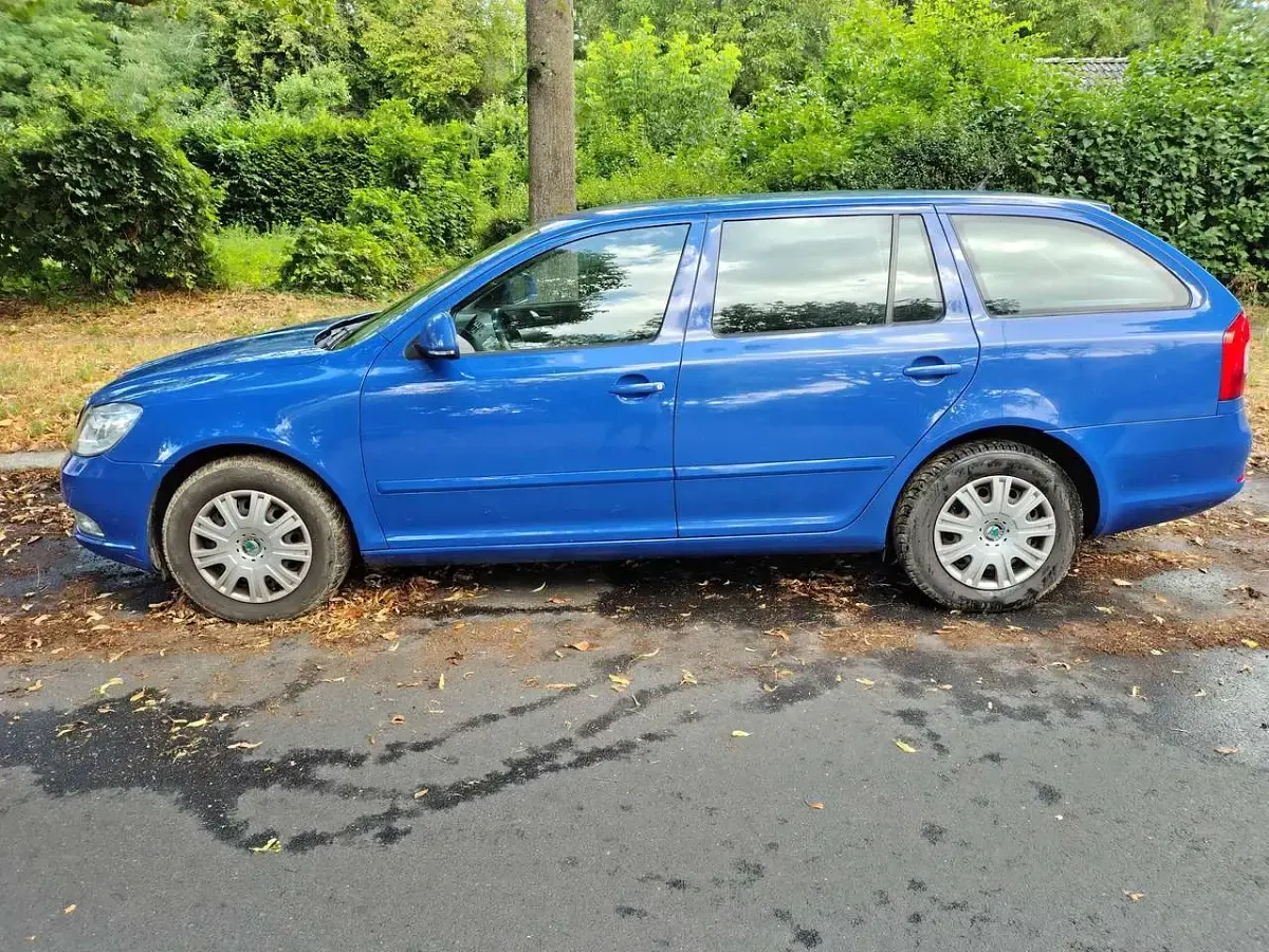 Gebraucht Skoda Octavia Ambiente 105 PS (77 kW) 2009 Blau Kombi