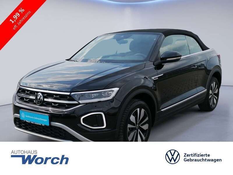 Gebraucht VW T-Roc Cabriolet 150 PS (110 kW) 2024 Deep black perleffekt Cabrio