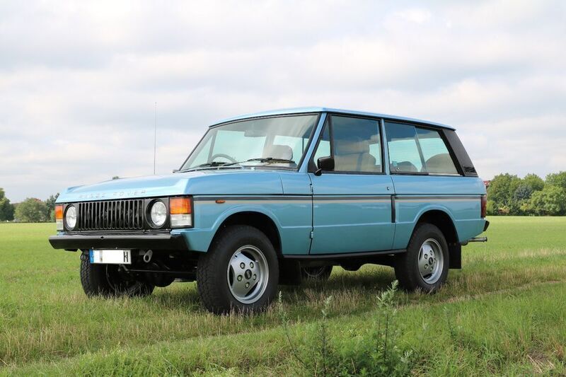 Blau Gebraucht 1981 Land Rover Range Rover Classic Vogue SUV | 99.999 € - Bild 1/4