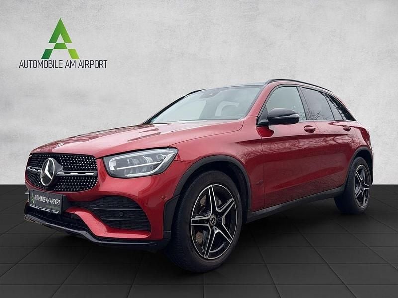 Rot Gebraucht 2020 Mercedes GLC300 AMG line SUV | 29.950 € (Guter Preis) - Bild 1/4
