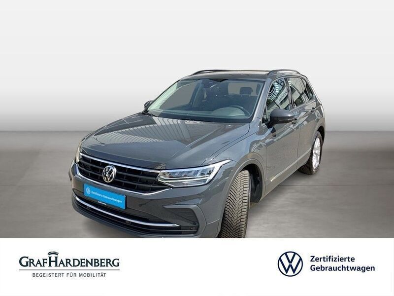 Grau Gebraucht 2021 VW Tiguan Life SUV | 29.444 € (Superpreis) - Bild 1/3