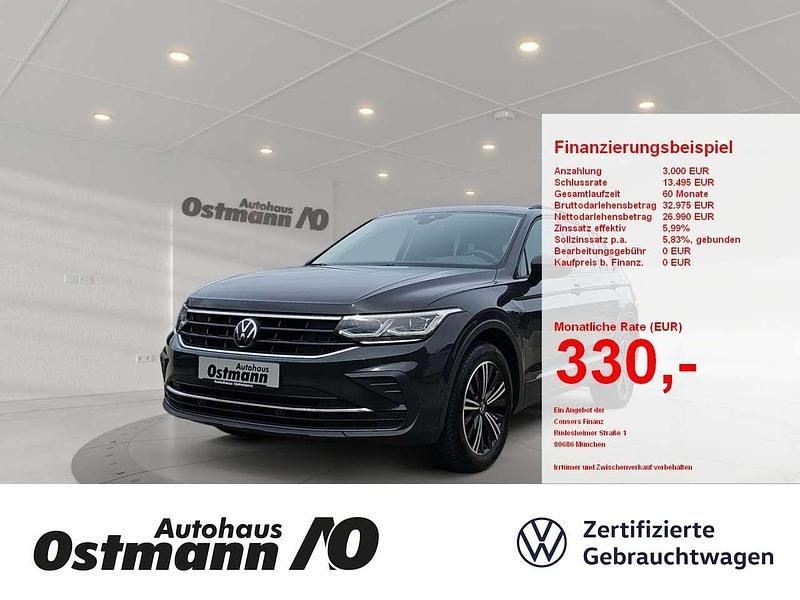 Grau Gebraucht 2022 VW Tiguan Life SUV | 29.990 € (Etwas zu teuer) - Bild 1/4