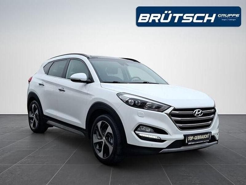 Gebraucht Hyundai Tucson Premium 177 PS (130 kW) 2017 Polar white / sol SUV